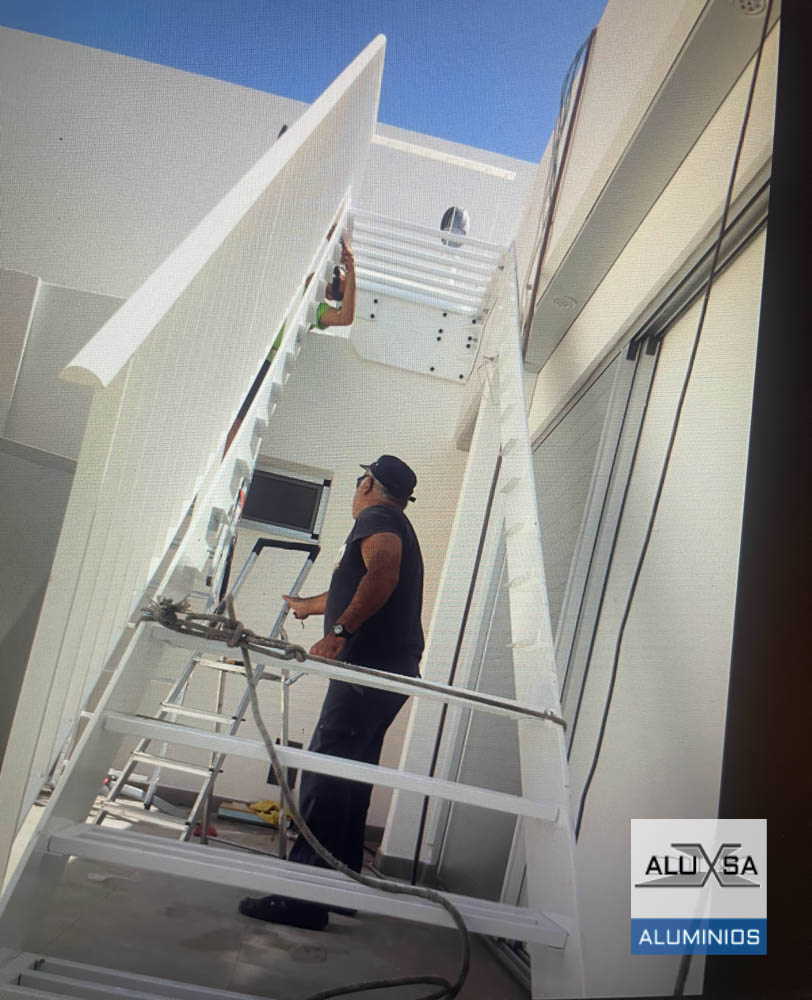escalera de aluminio estructural en tenerife 9