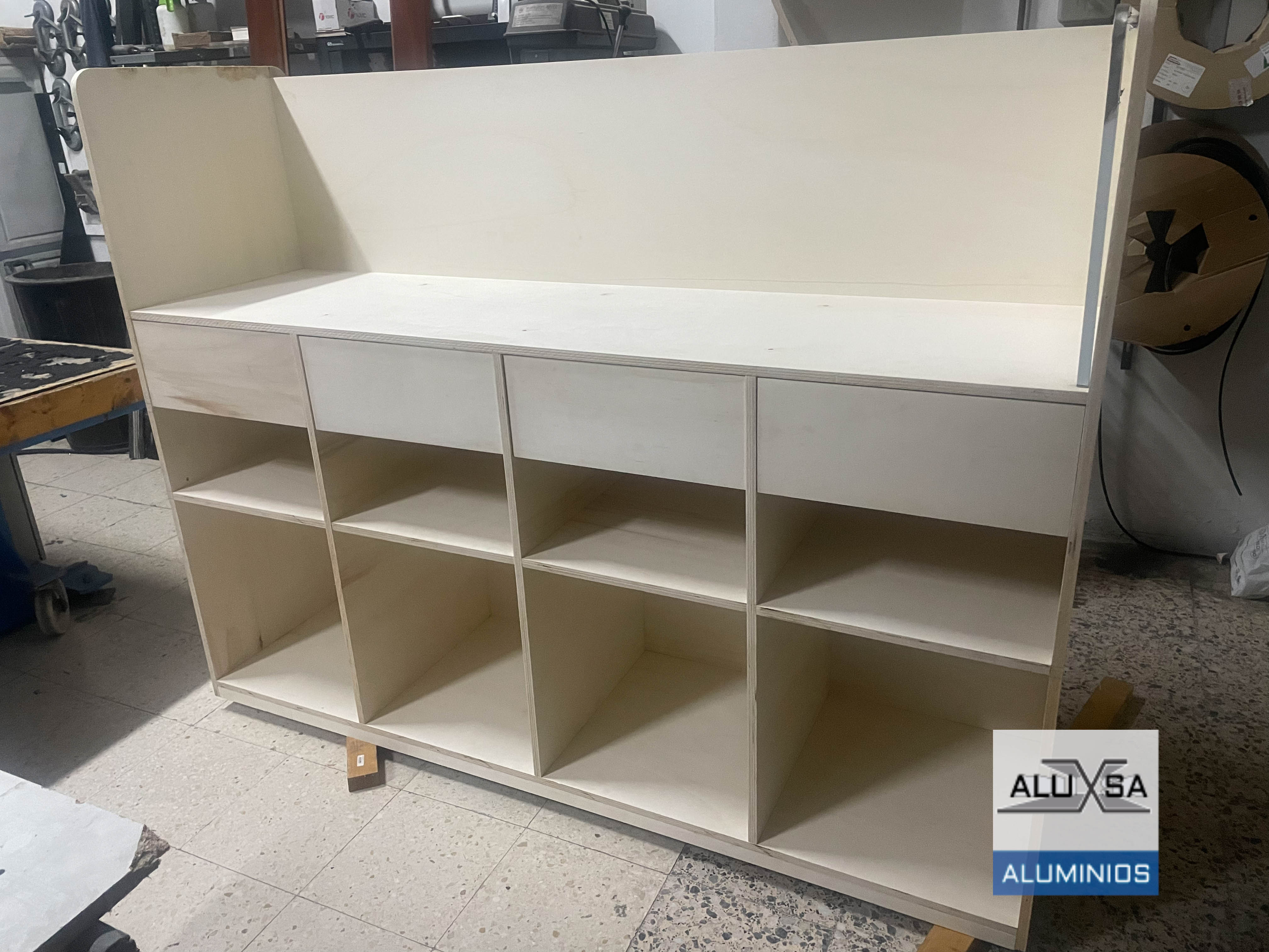 mueble auxiliar madera persiana metalica tenerife 4
